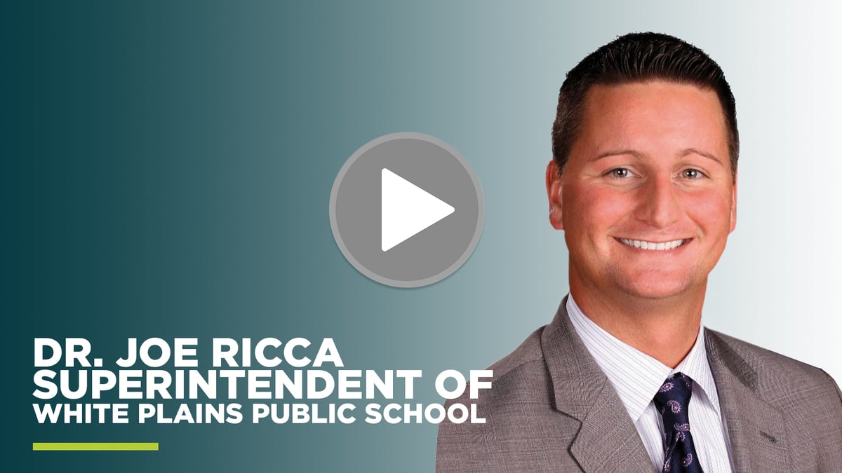 Video Thumbnail - Dr. Joe Ricca, Superintendent of White Plains Public School